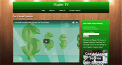 Desktop Screenshot of flaglertv.com