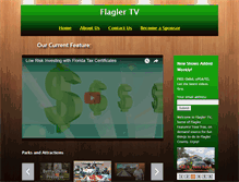 Tablet Screenshot of flaglertv.com